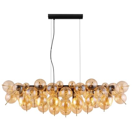 Globo - Lampadario sospeso con cavo 6xE14/25W/230V dorato