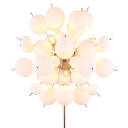 Globo - Lampada con piedistallo 6xE14/25W/230V bianco