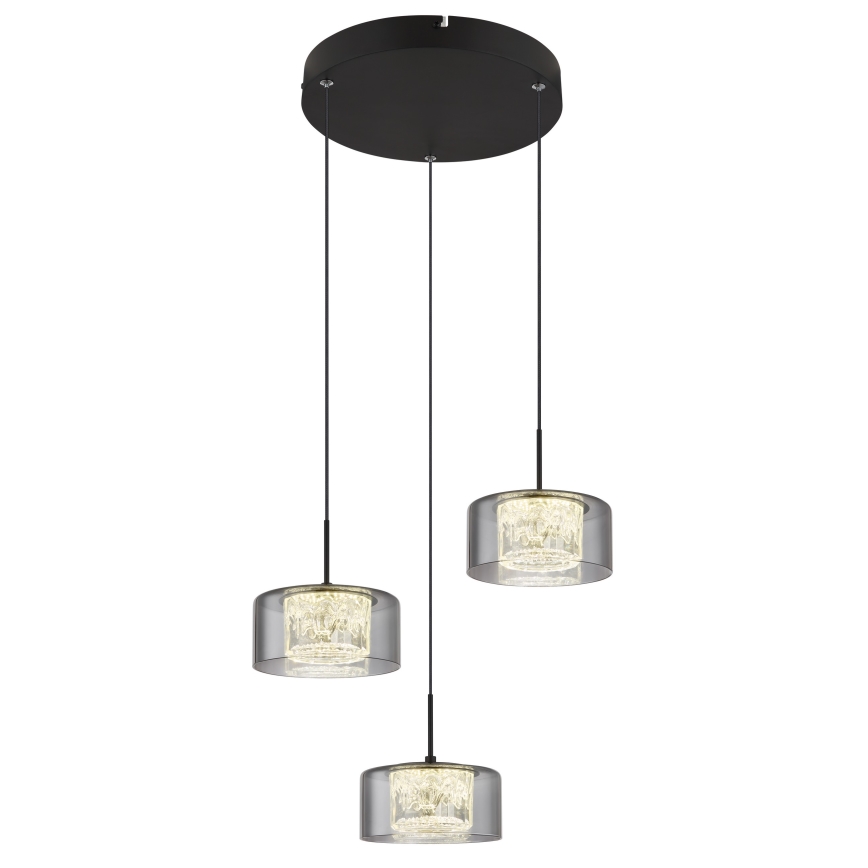 Globo - Lampadario LED a sospensione con filo 3xLED/8W/230V