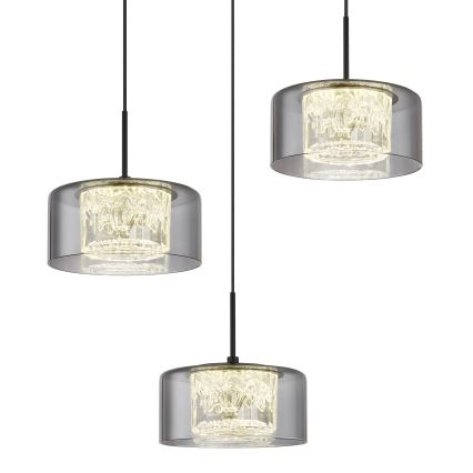 Globo - Lampadario LED a sospensione con filo 3xLED/8W/230V