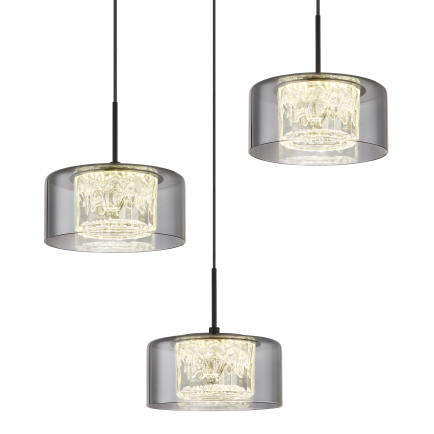 Globo - Lampadario LED a sospensione con filo 3xLED/8W/230V
