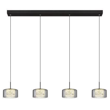 Globo - Lampadario LED a sospensione con filo 4xLED/8W/230V