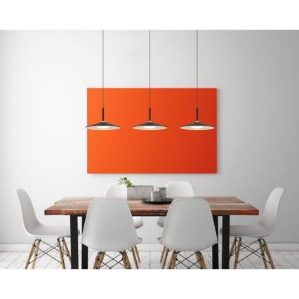 Globo - Sospensione LED a cavo LED/24W/230V 4000K nero