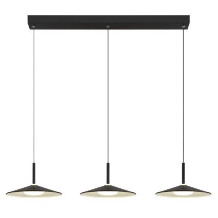 Globo - Sospensione LED a cavo LED/24W/230V 4000K nero