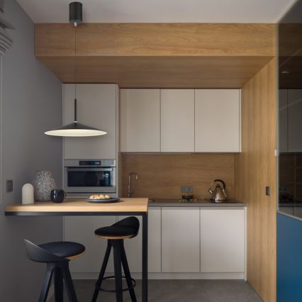 Globo - Lampadario a sospensione con cavo LED/18W/230V 4000K nero