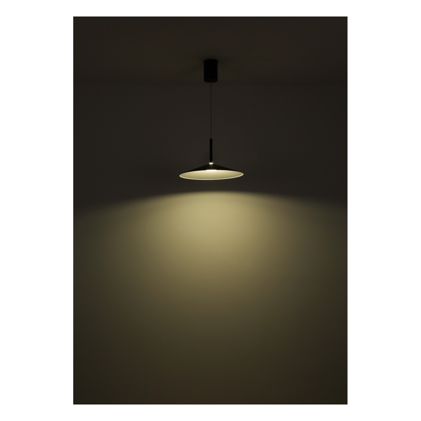 Globo - Lampadario a sospensione con cavo LED/18W/230V 4000K nero