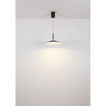 Globo - Lampadario a sospensione con cavo LED/18W/230V 4000K nero