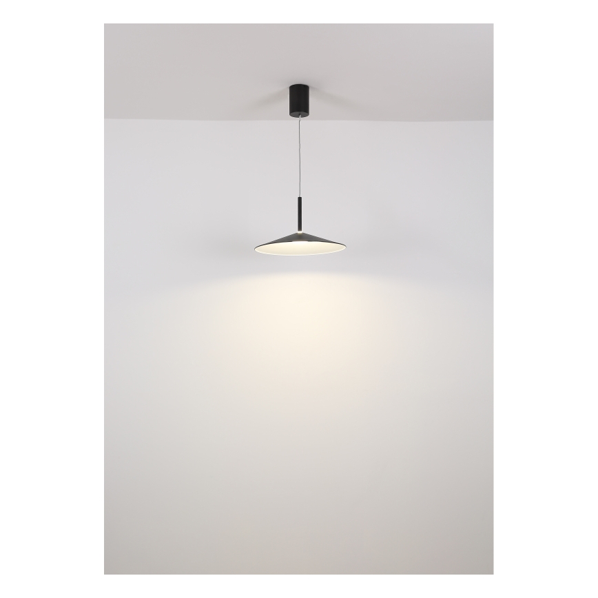 Globo - Lampadario a sospensione con cavo LED/18W/230V 4000K nero