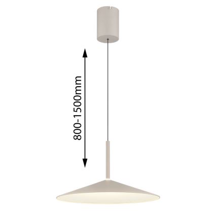 Globo - Lampadario LED a sospensione LED/18W/230V 4000K beige