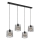 Globo 15640-4H - Lampadario a sospensione su cavo TILLY 4xE27/60W/230V nero
