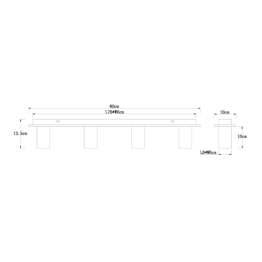Globo 15655-4D - Plafoniera ERNA 4xE27/60W/230V