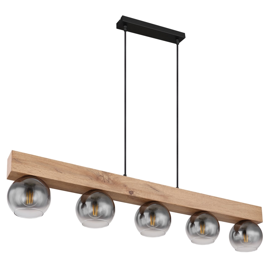 Globo - Lampadario a sospensione con cavo 5xE27/40W/230V