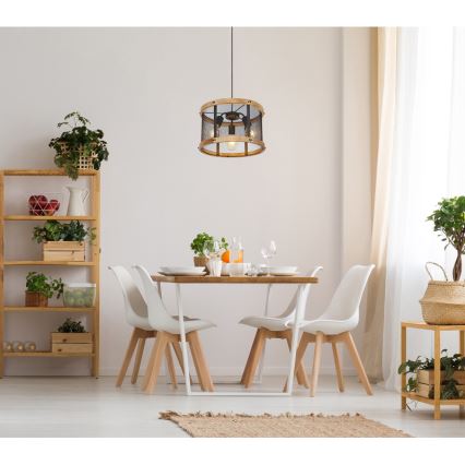 Globo - Lampadario a sospensione con filo 3xE27/40W/230V diametro 40 cm