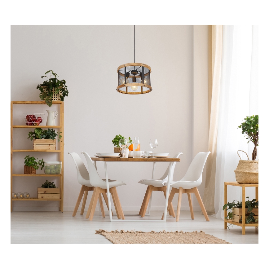 Globo - Lampadario a sospensione con filo 3xE27/40W/230V diametro 40 cm