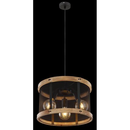 Globo - Lampadario a sospensione con filo 3xE27/40W/230V diametro 40 cm