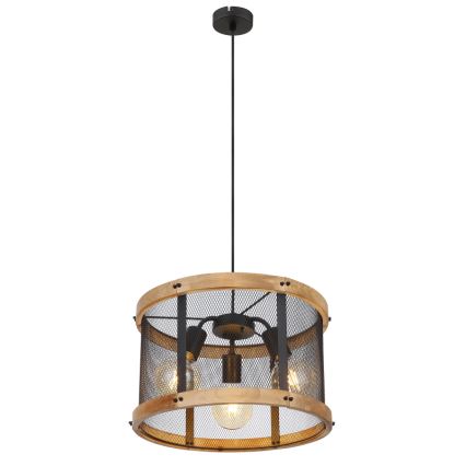 Globo - Lampadario a sospensione con filo 3xE27/40W/230V diametro 40 cm