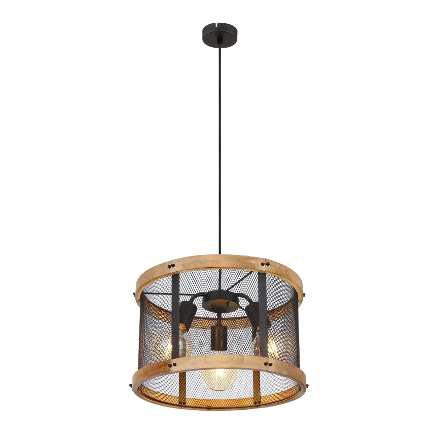 Globo - Lampadario a sospensione con filo 3xE27/40W/230V diametro 40 cm