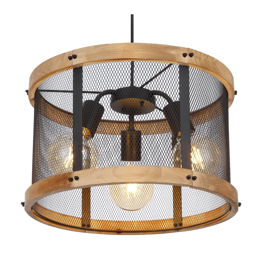 Globo - Lampadario a sospensione con filo 3xE27/40W/230V diametro 40 cm