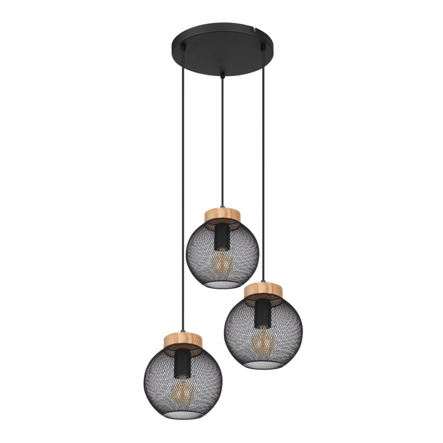 Globo - Lampadario su filo 3xE27/60W/230V