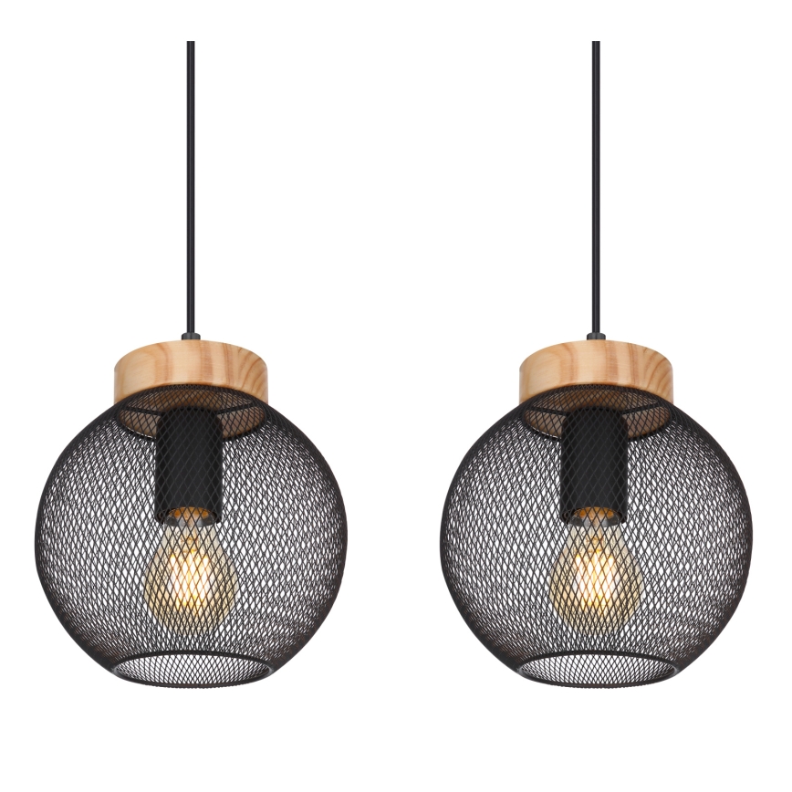 Globo - Lampadario a sospensione con cavo 4xE27/40W/230V