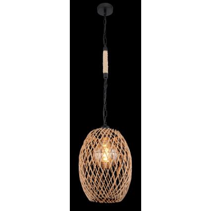 Globo - Lampadario su catena 1xE27/60W/230V