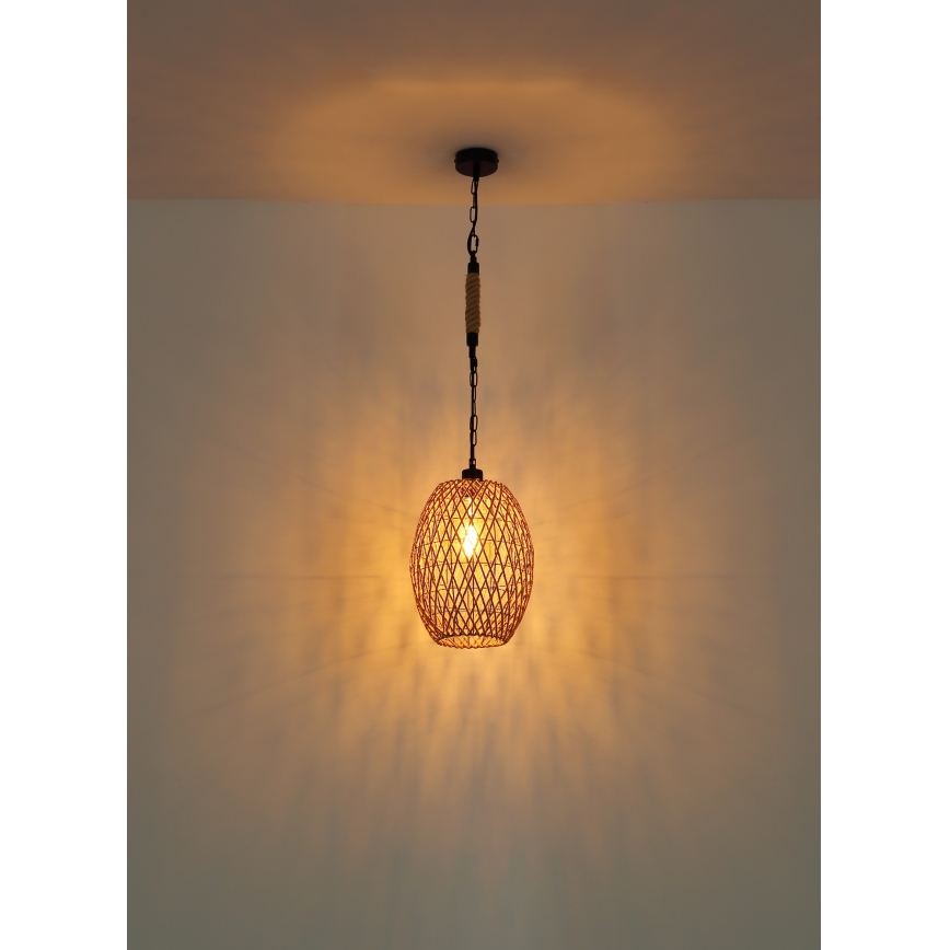Globo - Lampadario su catena 1xE27/60W/230V