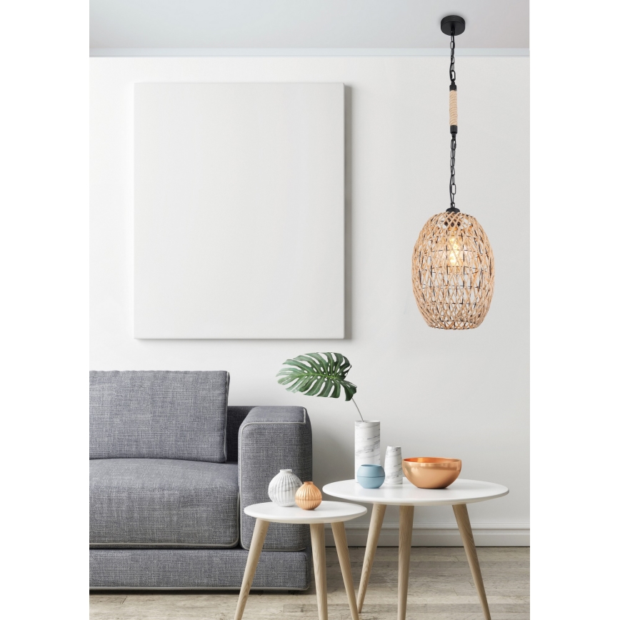 Globo - Lampadario su catena 1xE27/60W/230V