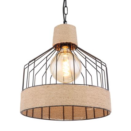 Globo - Lampadario su catena 1xE27/60W/230V