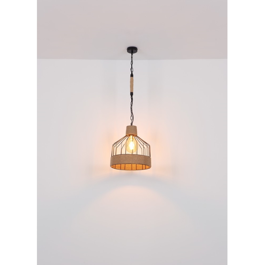 Globo - Lampadario su catena 1xE27/60W/230V
