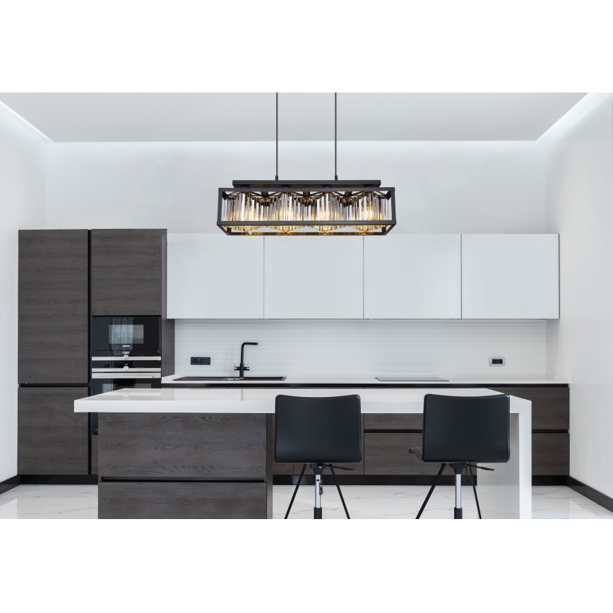 Globo - Lampadario a sospensione con cavo 4xE27/40W/230V