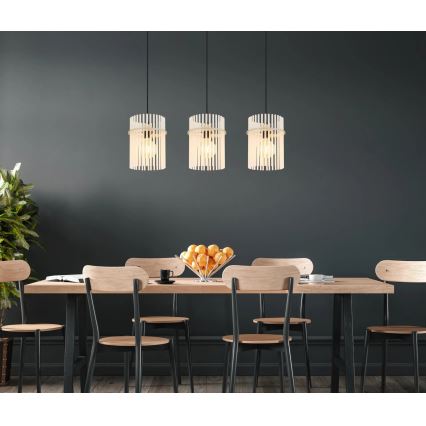 Globo - Lampadario sospeso con cavo 3xE27/60W/230V