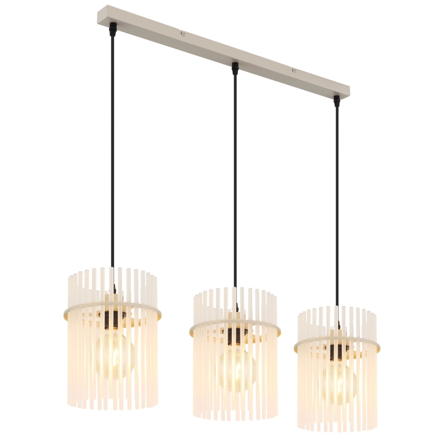 Globo - Lampadario sospeso con cavo 3xE27/60W/230V