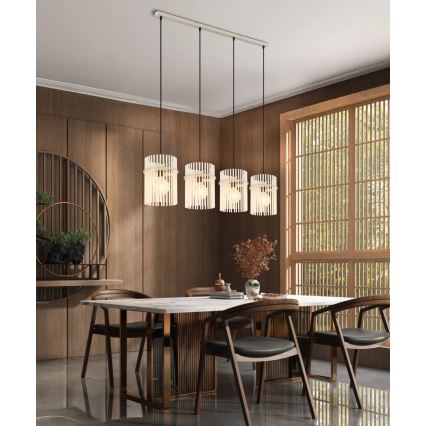 Globo - Lampadario a sospensione con cavo 4xE27/60W/230V