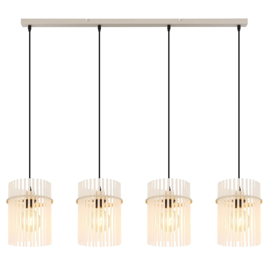 Globo - Lampadario a sospensione con cavo 4xE27/60W/230V