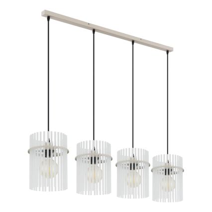 Globo - Lampadario a sospensione con cavo 4xE27/60W/230V
