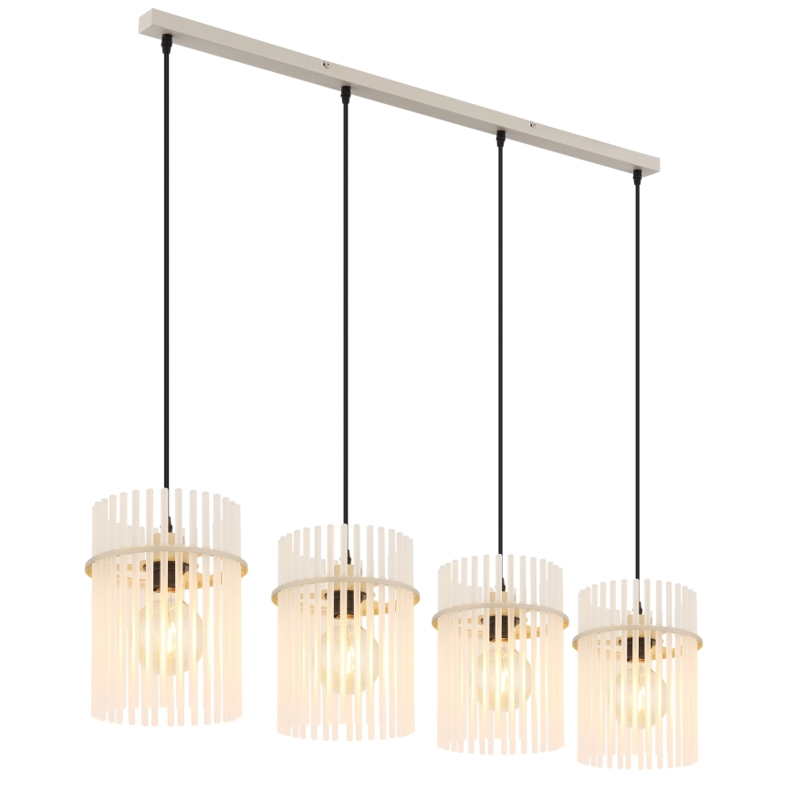 Globo - Lampadario a sospensione con cavo 4xE27/60W/230V