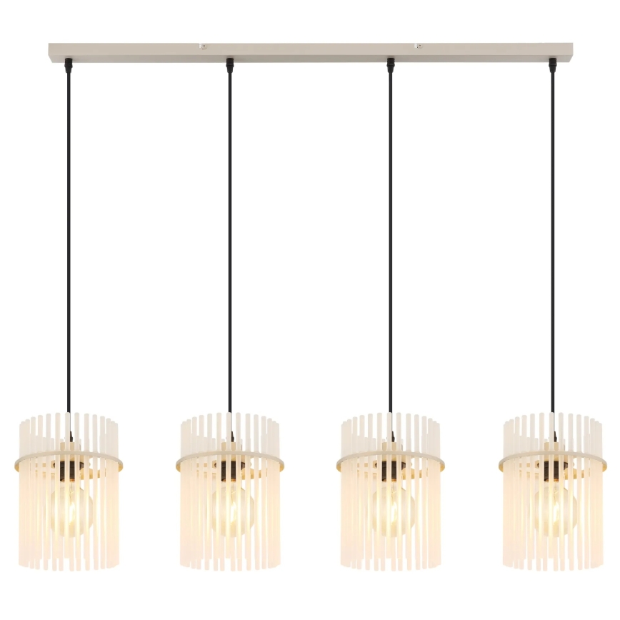 Globo - Lampadario a sospensione con cavo 4xE27/60W/230V