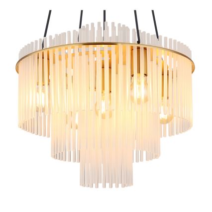 Globo - Lampadario a cavo 5xE27/60W/230V dorato