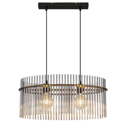 Globo - Lampadario a sospensione con filo 2xE27/60W/230V nero