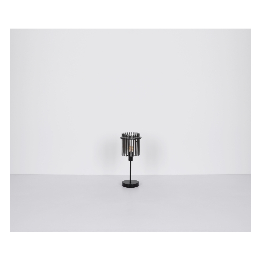 Globo - Lampada da tavolo 1xE27/60W/230V Ø 30 cm nera