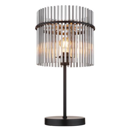 Globo - Lampada da tavolo 1xE27/60W/230V Ø 30 cm nera