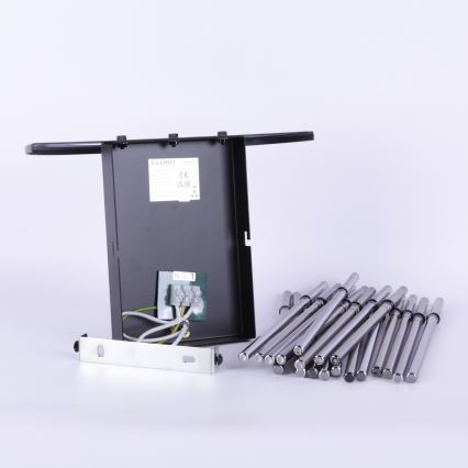 Globo - Applique 1xE27/60W/230V nero