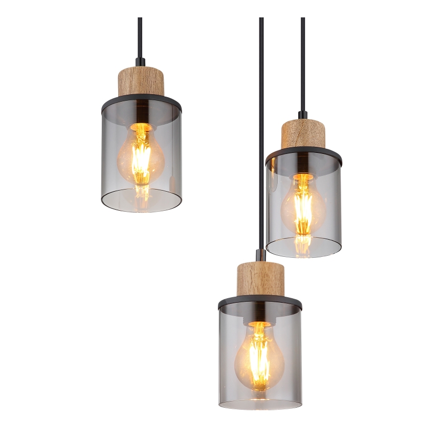 Globo - Lampadario a sospensione con filo 6xE27/15W/230V