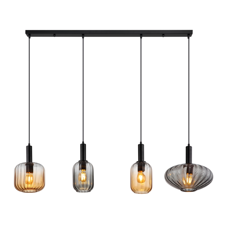 Globo - Lampadario a sospensione con cavo 4xE27/60W/230V