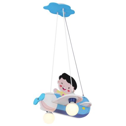 Globo - Lampadario per bambini 2xE27/40W/230V