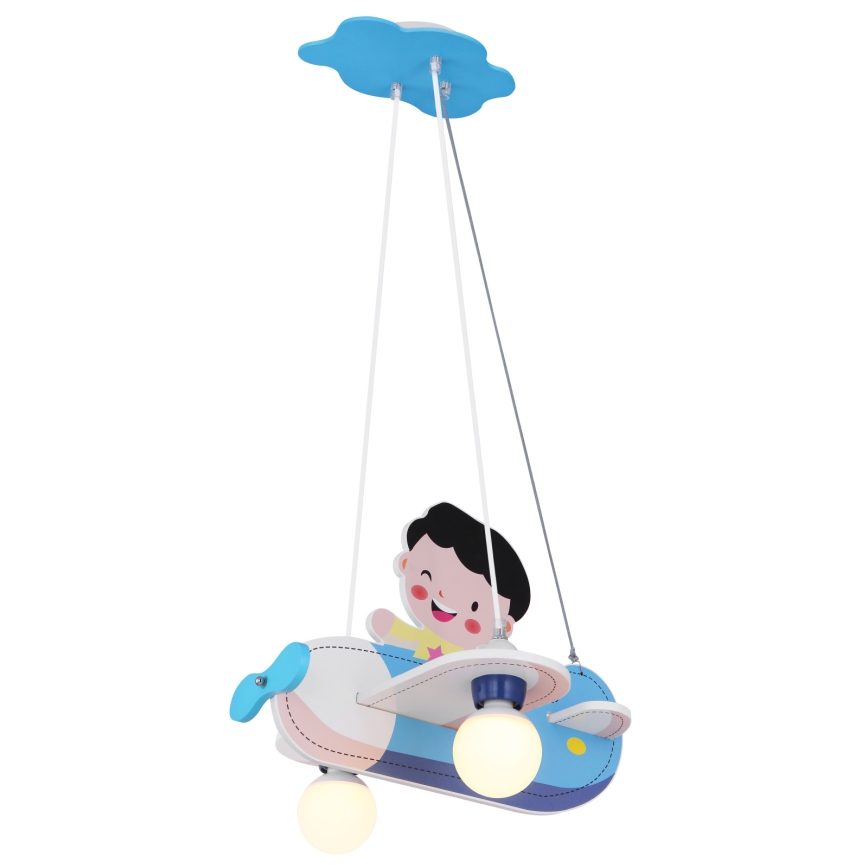 Globo - Lampadario per bambini 2xE27/40W/230V