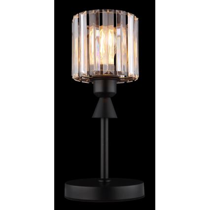 Globo - Lampada da tavolo 1xE27/60W/230V diametro 15 cm nero