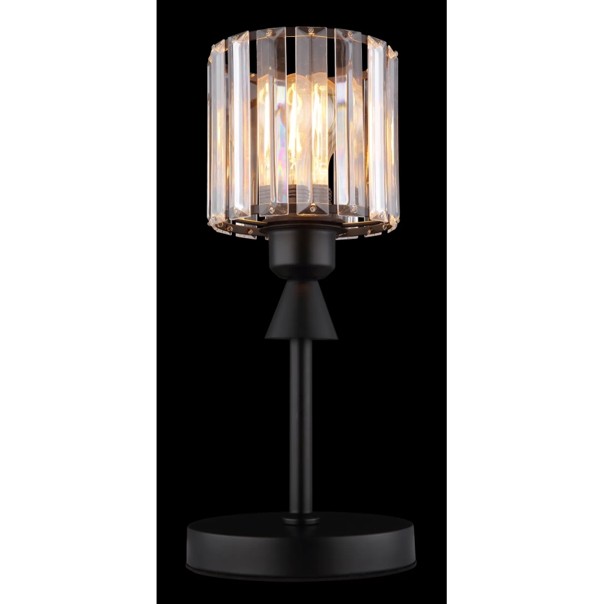 Globo - Lampada da tavolo 1xE27/60W/230V diametro 15 cm nero