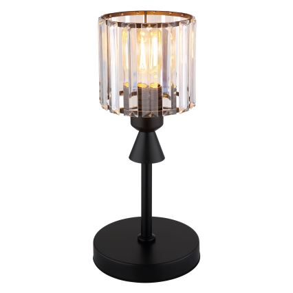 Globo - Lampada da tavolo 1xE27/60W/230V diametro 15 cm nero