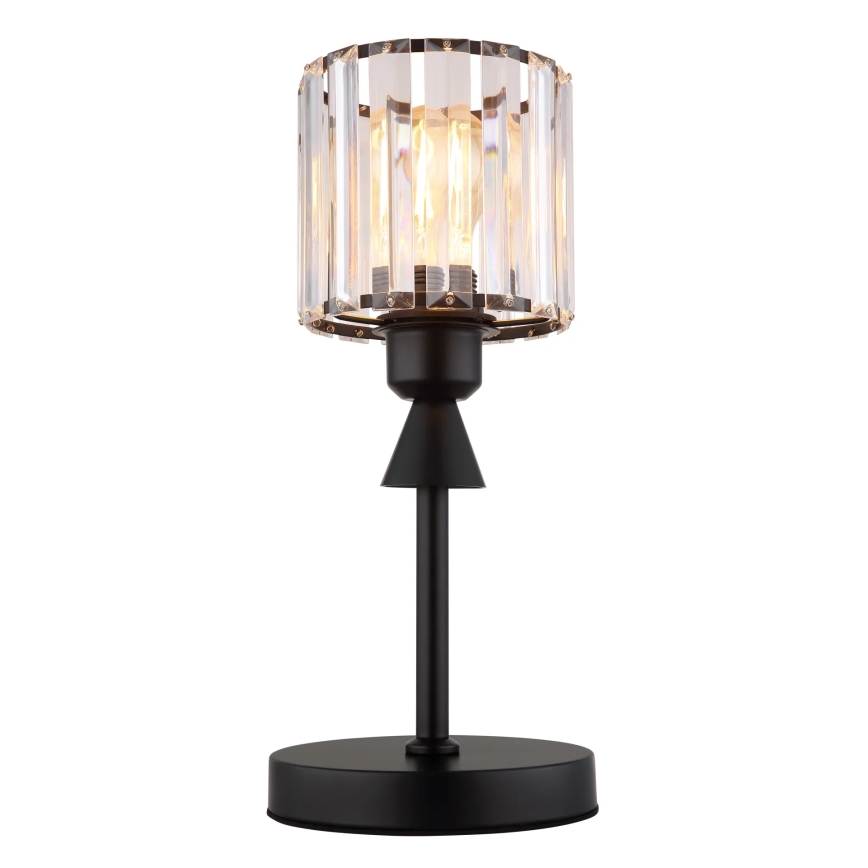 Globo - Lampada da tavolo 1xE27/60W/230V diametro 15 cm nero